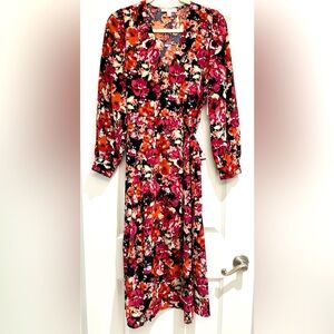 NWT Chelsea28 Floral Long Sleeve Maxi Dress